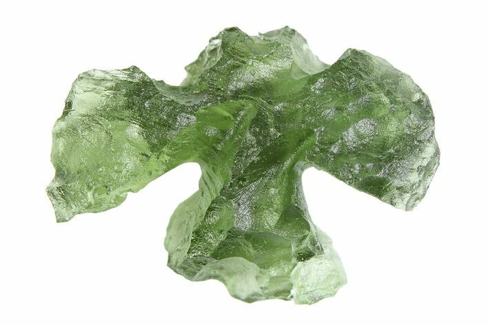 Green Moldavite Tektite ( g) - Besednice, Czech Republic #359245